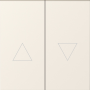 Клавиша 2-я со стрелками для жалюзи,  матовый кремовый,  серия S08