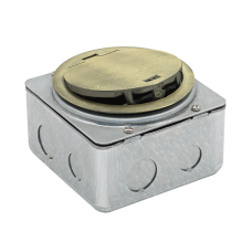 Лючок в пол 3 мод. (1 мод. 45х45 мм. + 1 мод. 22.5х45 мм.),  античная латунь