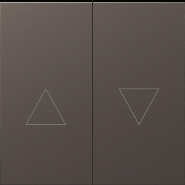 Клавиша 2-я со стрелками для жалюзи,  мокко,  серия S08