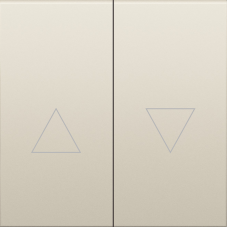 Клавиша 2-я со стрелками для жалюзи,  слоновая кость,  серия S08