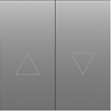 Клавиша 2-я со стрелками для жалюзи,  серый графит,  серия S08