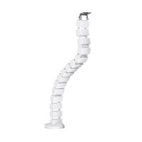 Кабель-канал вертикальный гибкий SquareDesign,  пластик,  белый,  длина 0.792м