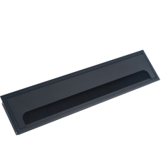 Кабельный громмет (лючок) в стол,  350*80мм,  цвет: черный