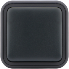 Переключатель 1-клавишный накладной,  цвет антрацит,  IP55,  серия W55