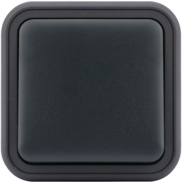 Переключатель 1-клавишный накладной,  цвет антрацит,  IP55,  серия W55