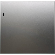 Клавиша 1-я с подсветкой,  благородная сталь,  серия R98 METAL