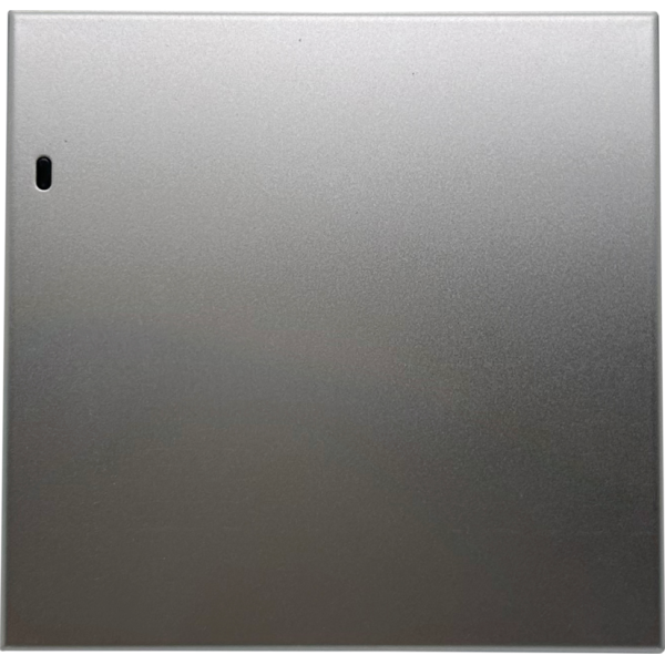 Клавиша 1-я с подсветкой,  благородная сталь,  серия R98 METAL