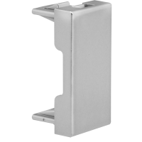 Заглушка 1 мод.,  алюм. матовая  (22.5х45мм)