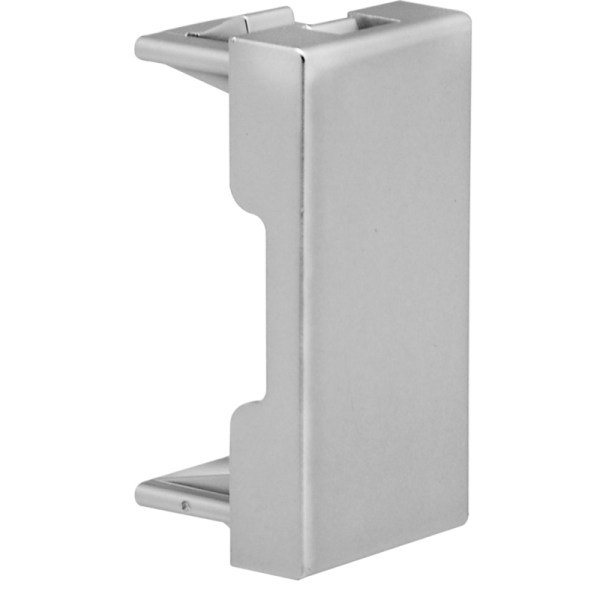 Заглушка 1 мод.,  алюм. матовая  (22.5х45мм)