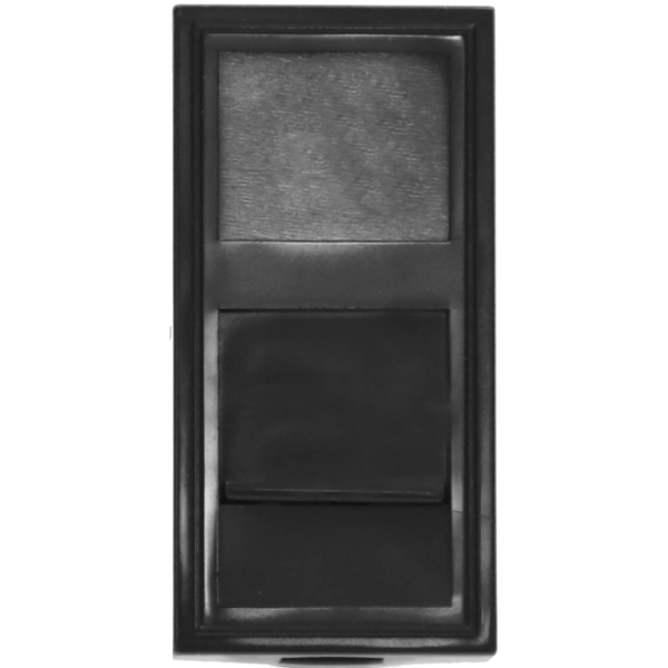 Розетка DEC RJ45 UTP кат.5e,  1мод.,  черн. (22.5х45мм)