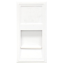 Розетка DEC RJ45 UTP кат.5e,  1мод.,  бел. (22.5х45мм)