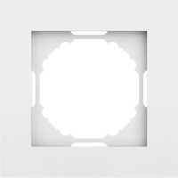 Рамка 1-я,  матовый белый,  серия A07