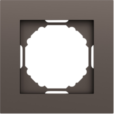 Рамка 1-я,  мокко,  серия A07