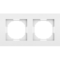 Рамка 2-я,  матовый белый,  серия A07