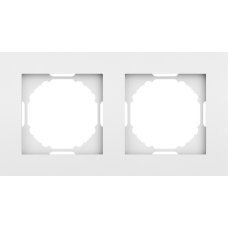 Рамка 2-я,  матовый белый,  серия A07