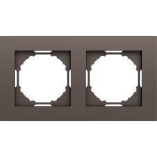 Рамка 2-я,  мокко,  серия A07