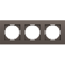 Рамка 3-я,  мокко,  серия A07