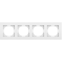 Рамка 4-я,  матовый белый,  серия A07