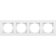 Рамка 4-я,  матовый белый,  серия A07