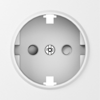 Накладка для розетки Schuko с заземлением,  со шторками 16A 250 В~, серия A07