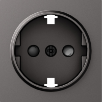 Накладка для розетки Schuko с заземлением,  со шторками 16A 250 В~, серия A07