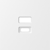 Накладка для розеток USB,  матовый белый,  серия A07