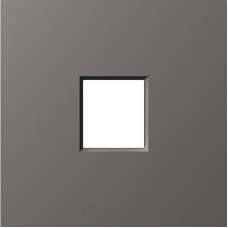 Накладка 1-я для розеток RJ45, TV, SAT,  HDMI,  матовый титан,  серия A07