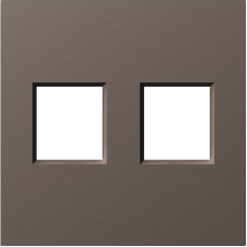 Накладка 2-я для розеток RJ45, TV, SAT,  мокко,  серия A07
