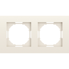 Рамка 2-я,  матовый кремовый,  серия A07