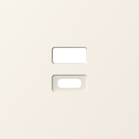 Накладка для розеток USB,  матовый кремовый,  серия A07