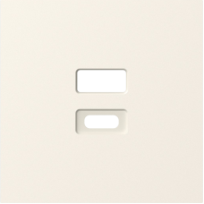 Накладка для розеток USB,  матовый кремовый,  серия A07