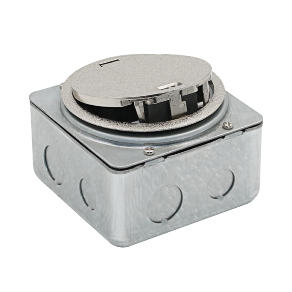 Лючок в пол 3 мод. (1 мод. 45х45 мм. + 1 мод. 22.5х45 мм.),  серебро