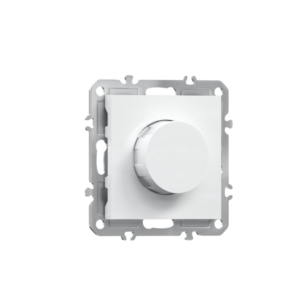 Светорегулятор Triac поворотный,  LED,  100 Вт,  глянцевый белый Donel A07