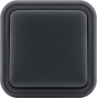 Выключатель звонкового типа 1-клавишный накладной,  цвет антрацит,  IP55,  серия W55