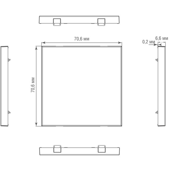 Заглушка,  латунь,  серия R98 METAL
