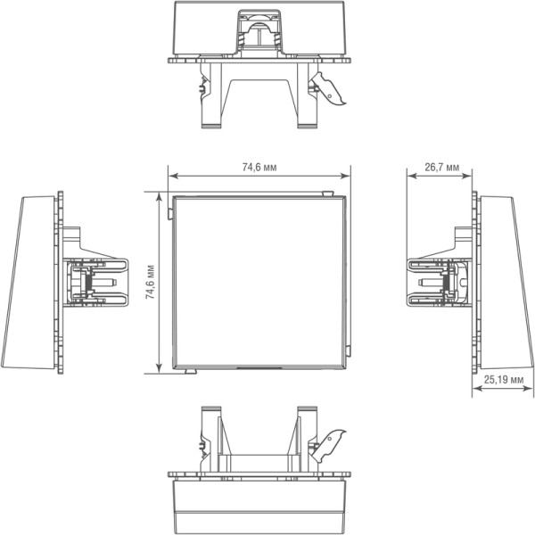 Вывод кабеля,  латунь,  серия R98 METAL