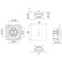 Переключатель на 1 тумблер,  клавиша Angle,  10AX 250V,  белый,  серия N96