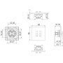 Переключатель на 2 тумблера,  клавиша Angle,  10AX 250V,  вороненая сталь,  серия N96