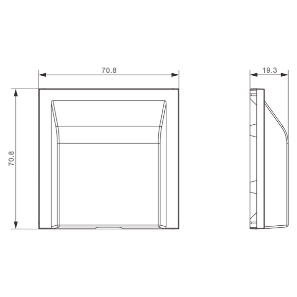 Кабельный вывод,  шампань,  серия S08