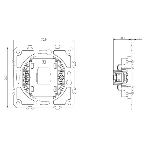 Механизм заглушки,  серия DB