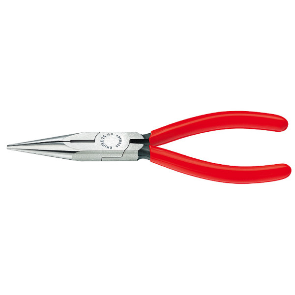 Длинногубцы с режущими кромками, L-125 мм, хром., обливные рукоятки (KNIPEX)