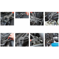 Набор запасных захватов-вставок, для щипцов для хомутов пружинных KN-8551250A и KN-8551250AF (KNIPEX)