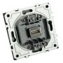 Розетка HDMI 2.0 Type A (механизм), серия Эмили, STEKKER, RST00-5118-10, платиново-серый, soft touch 50170