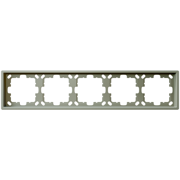 Рамка 5-кратная - FD (тауп матовый - soft touch), артикул FD1005PTM