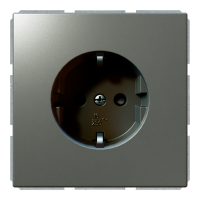 Розетка SCHUKO® 16A со шторками - FD (никель), артикул FD5501NI