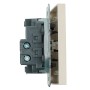 Переключатель 1-клавишный (механизм), STEKKER, 250В, 10A, серия Эмили, RSW10-5105-08, кашемир, soft touch 49893