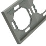 Рамка STEKKER, PFR00-5003-10  3-местная, серия Эмили, платиново-серый, soft touch 49964