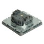 Розетка 1-местная с защитной шторкой (механизм), STEKKER, б/з, 250В, 16А, серия Эмили, RST16-5109-10, платиново-серый, soft touc