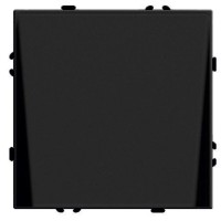 Заглушка (механизм), серия Эмили, черный уголь, soft touch, RST00-5116-05 49857