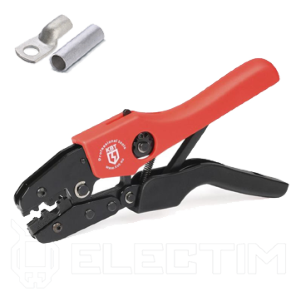 Пресс-клещи CTK-05 для обжима неизолированных медных наконечников сечением 0.25-10 мм (КВТ)